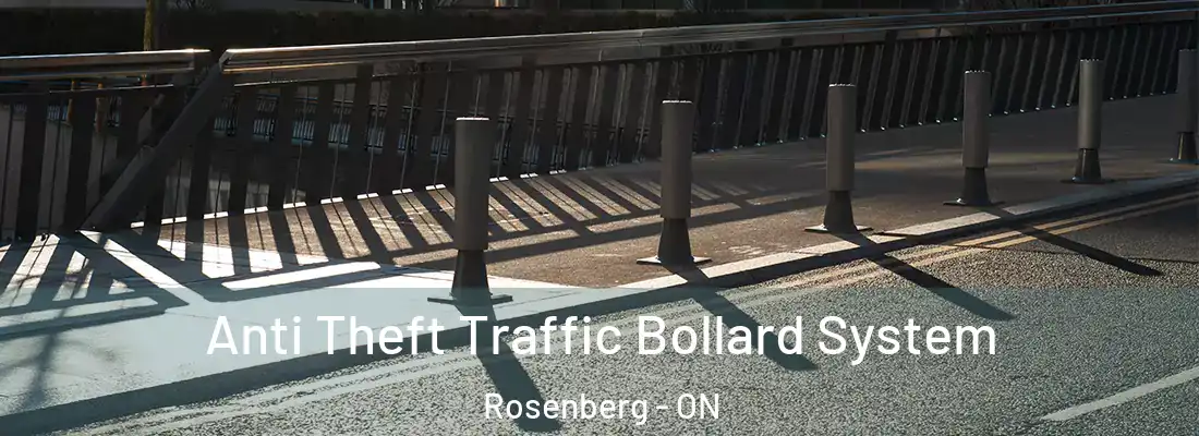  Anti Theft Traffic Bollard System Rosenberg - ON