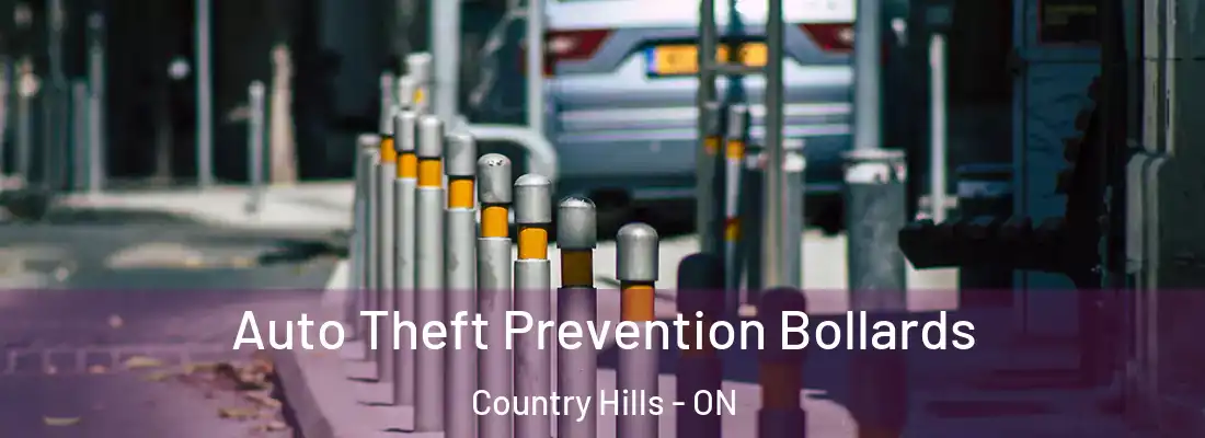  Auto Theft Prevention Bollards Country Hills - ON