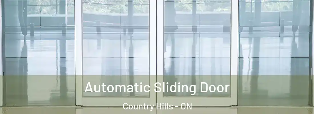  Automatic Sliding Door Country Hills - ON