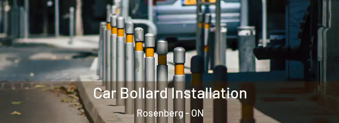  Car Bollard Installation Rosenberg - ON