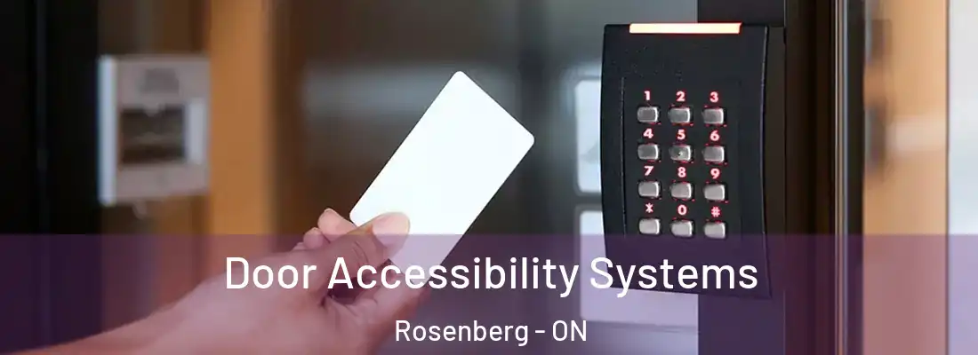  Door Accessibility Systems Rosenberg - ON