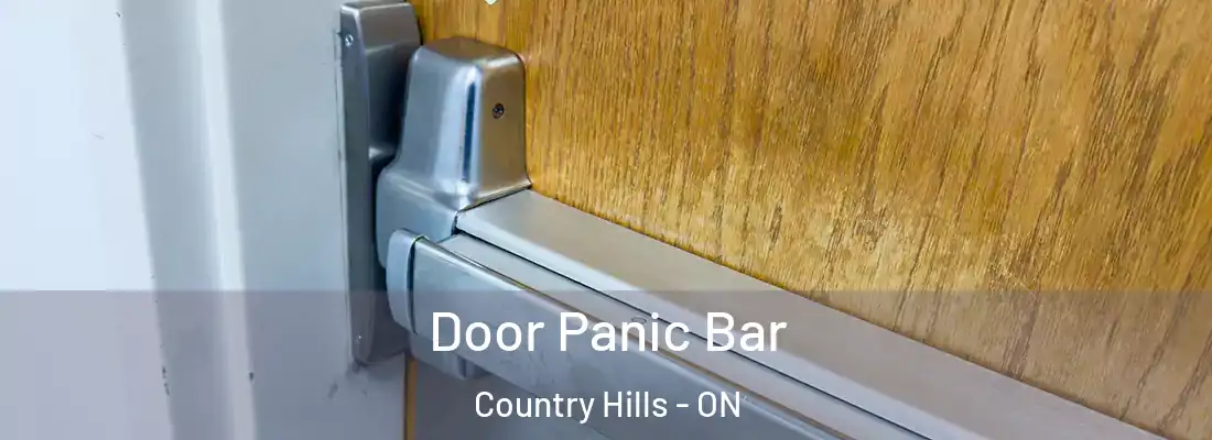  Door Panic Bar Country Hills - ON