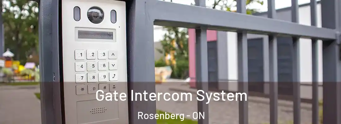 Gate Intercom System Rosenberg - ON