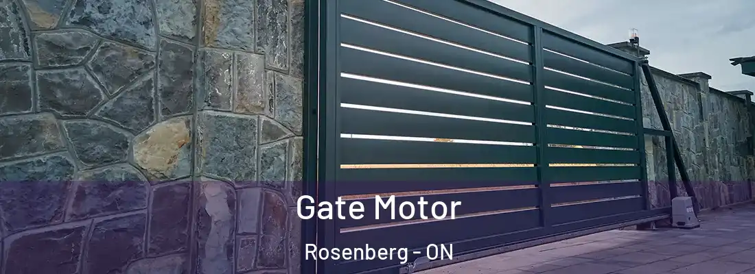  Gate Motor Rosenberg - ON