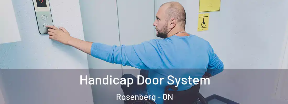  Handicap Door System Rosenberg - ON