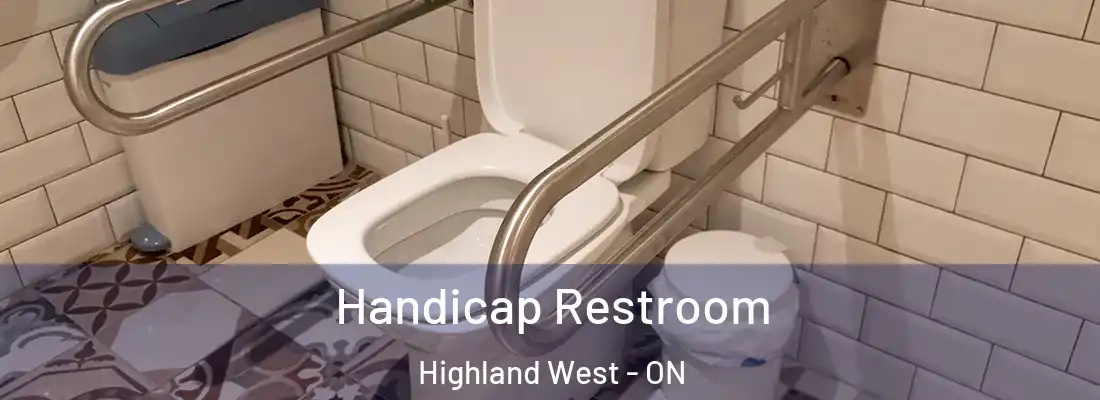  Handicap Restroom Highland West - ON