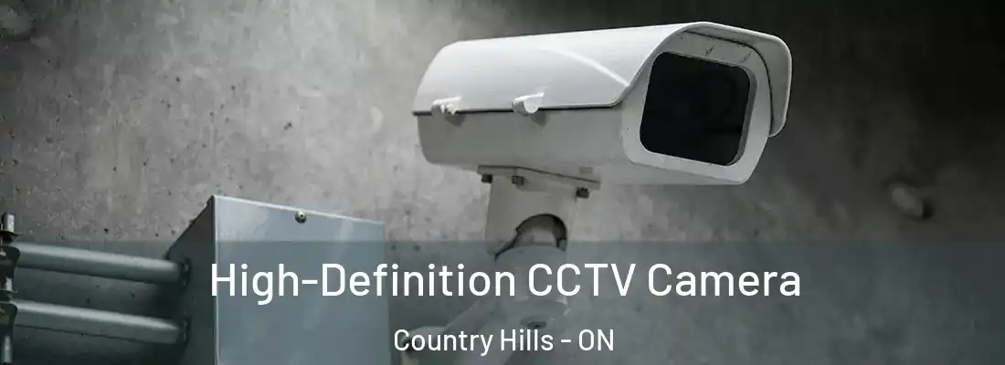  High-Definition CCTV Camera Country Hills - ON