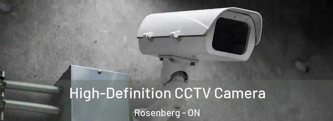  High-Definition CCTV Camera Rosenberg - ON