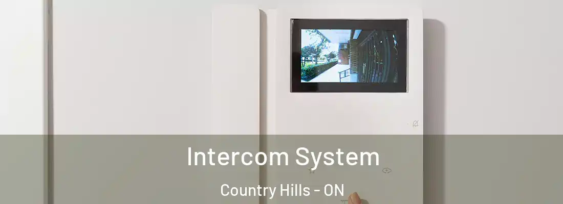  Intercom System Country Hills - ON