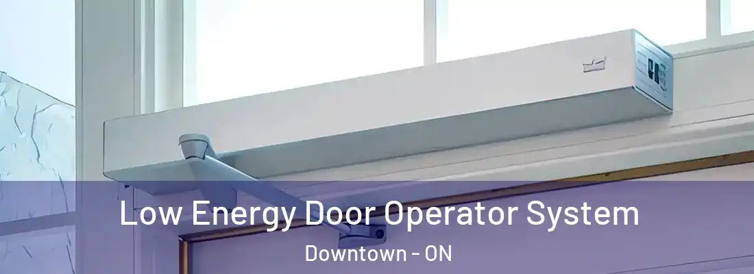  Low Energy Door Operator System Downtown - ON