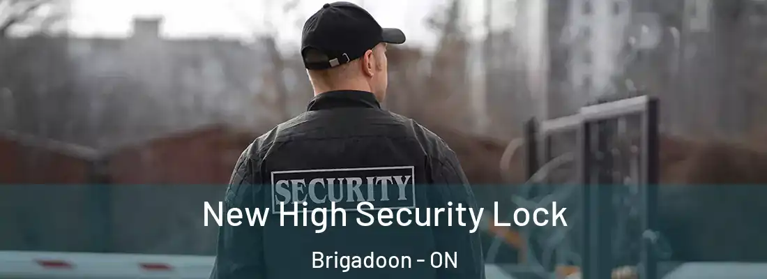  New High Security Lock Brigadoon - ON