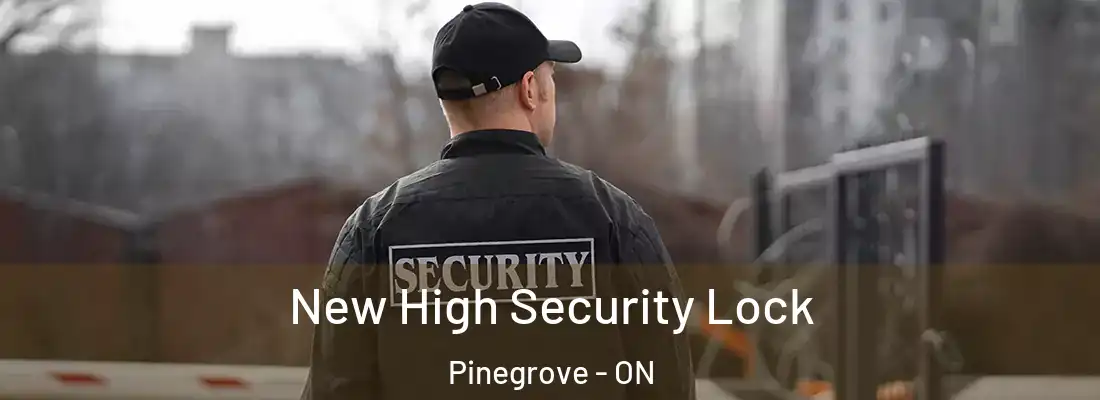  New High Security Lock Pinegrove - ON