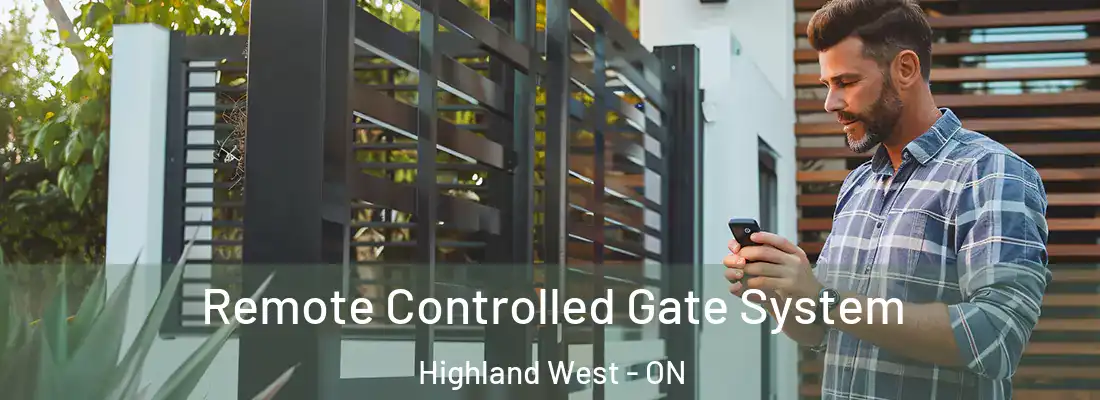  Remote Controlled Gate System Highland West - ON