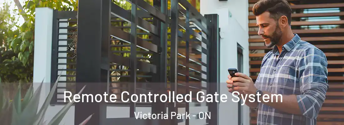  Remote Controlled Gate System Victoria Park - ON