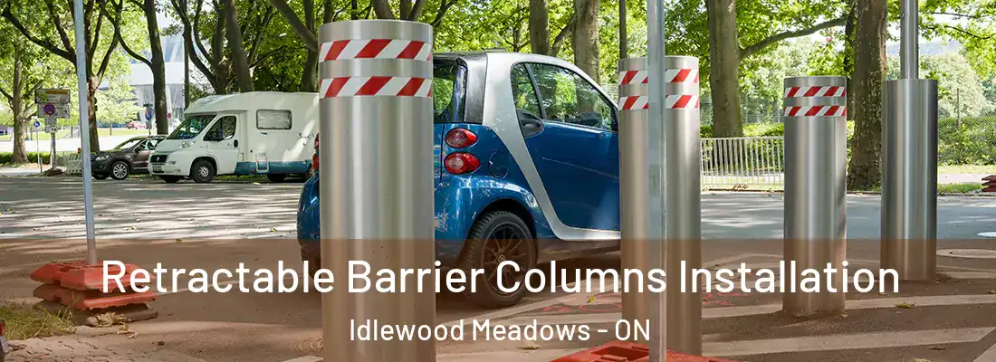 Retractable Barrier Columns Installation Idlewood Meadows - ON