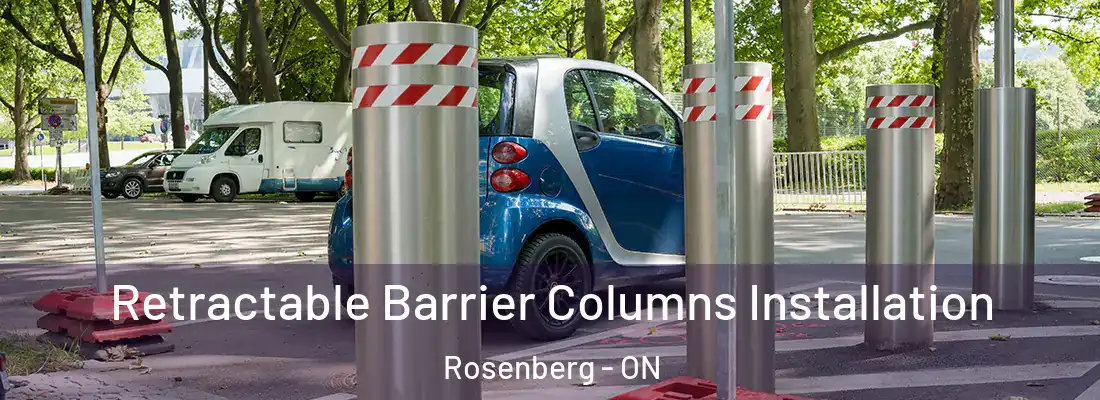  Retractable Barrier Columns Installation Rosenberg - ON