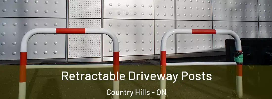 Retractable Driveway Posts Country Hills - ON