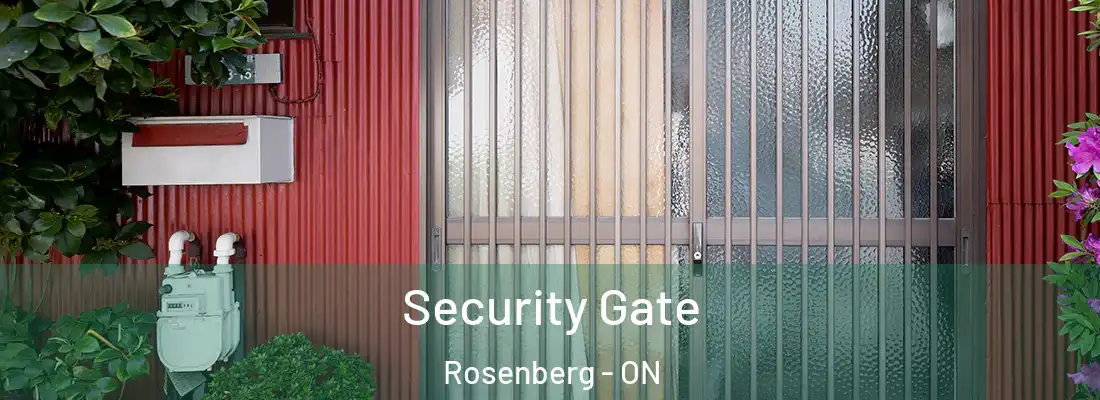  Security Gate Rosenberg - ON
