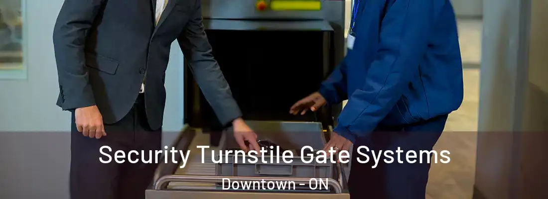  Security Turnstile Gate Systems Downtown - ON