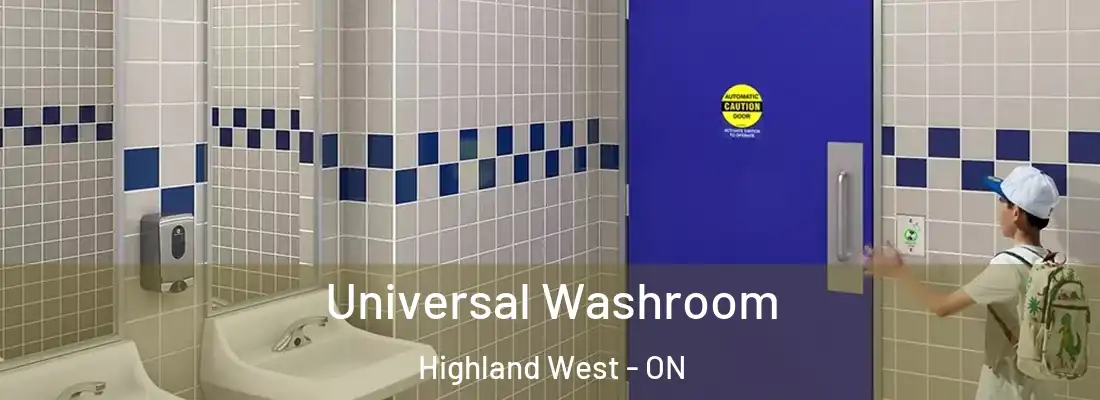  Universal Washroom Highland West - ON