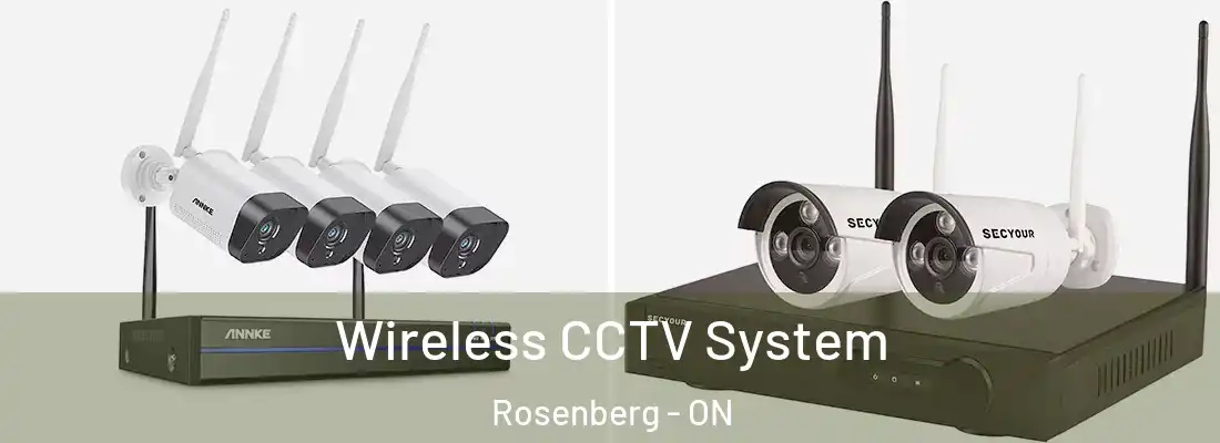  Wireless CCTV System Rosenberg - ON